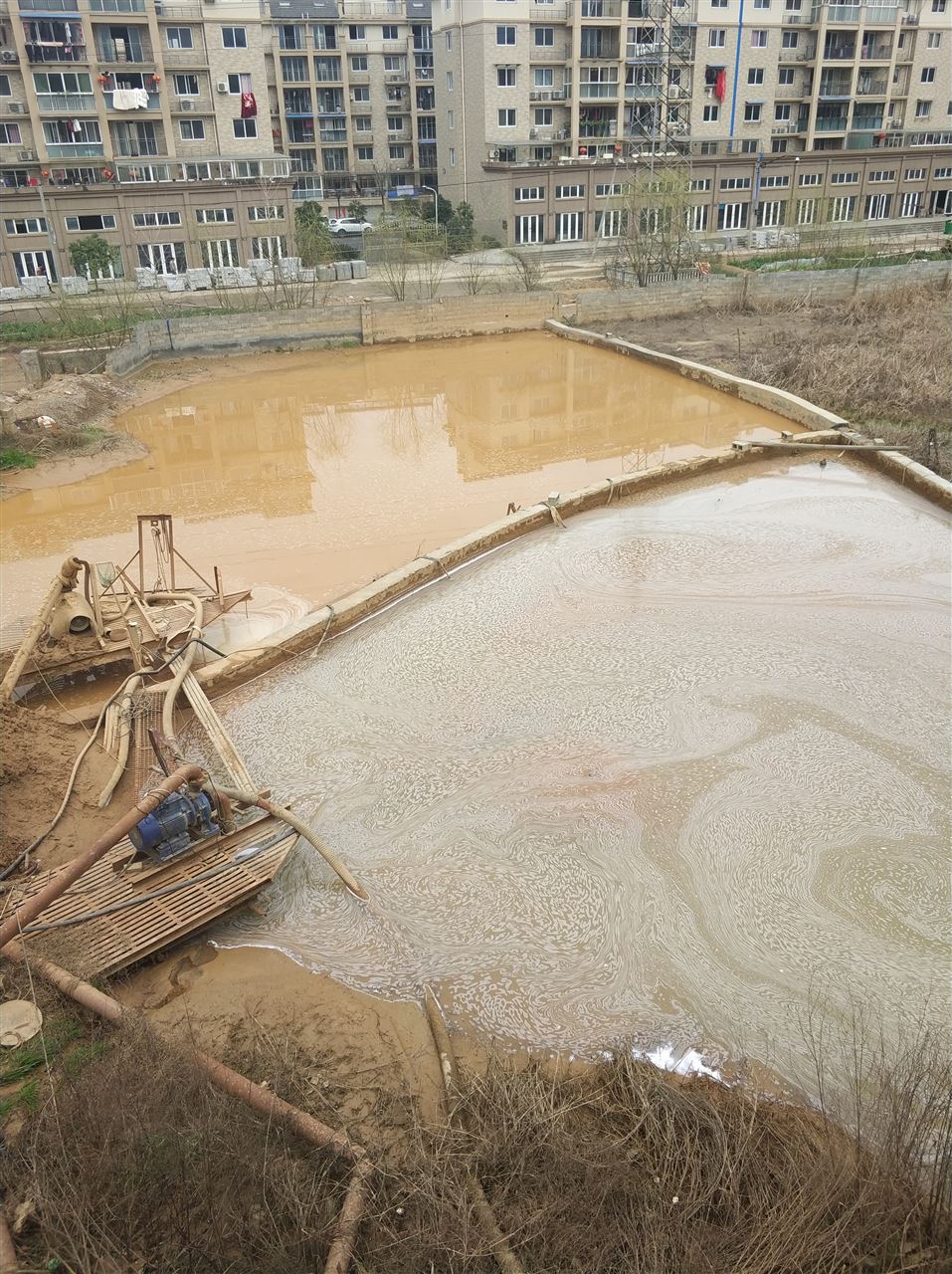 白马井镇沉淀池淤泥清理-厂区废水池淤泥清淤